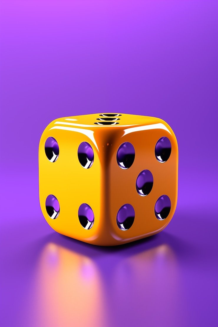 Hasil dadu real-time di Dice Game bonanzajp dengan animasi tiga dadu dan nilai total